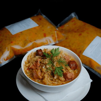 Varză călită cu afumătură 2kg