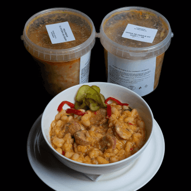 Iahnie de fasole cu cârnați 1kg