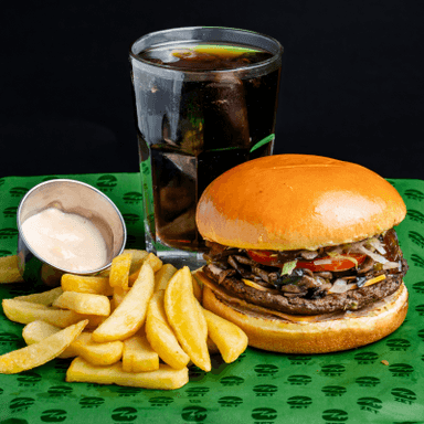 Onion & Mushroom Cheeseburger Menu