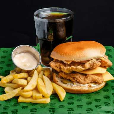 Double Cheesy Chicken Sandwich Menu